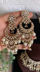 Ladies Bridal Wedding Jewelry Set Elegant Beautiful Necklace Jewellery Fashionable Jewelry Sets <b>for</b> <b>Women</b> - Product Image 4