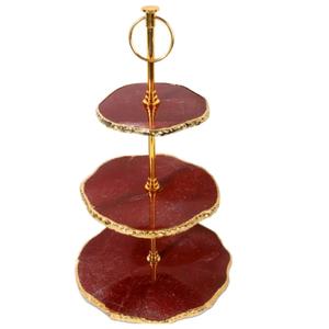 Soporte Metálico para Tartas con Acabado Esmaltado en Forma Redonda para Bar, Ideal para Fiestas de Cumpleaños, Navidad y Bodas - Product Image 6