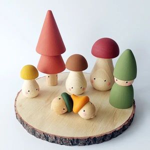 ตุ๊กตาไม้ไม่ทาสีงานฝีมือตุ๊กตาทำด้วยมือของตกแต่งด้วยมือของแท้ของที่ระลึกจากเวียดนาม - Product Image 4