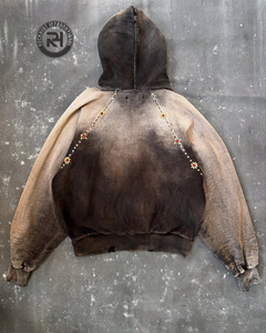 Sudadera con Capucha Extra Grande de Estilo Vintage con Lavado Ácido, Sudadera Personalizada 100% Algodón, Ropa Urbana Unisex, Venta al por Mayor, MOQ, Alta Calidad - Product Image 5