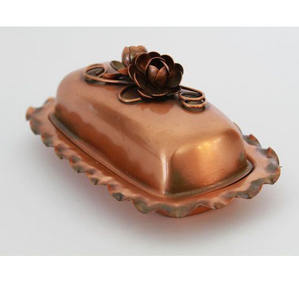 Plat à beurre rond, plat à beurre de style européen, plat à fruits couvert, plat à fruits secs haut de gamme, plat à collation décontracté pour la maison - Product Image 6