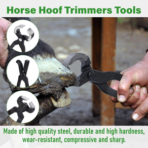 Kit Profesional Ariston de 8 Piezas para Herrador, Porta Agujas y Pinzas de Acero Inoxidable, Cortaúñas para Cascos de Caballos, Vendaje Autoadhesivo para Caballos - Product Image 2