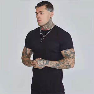 Venta al por mayor de 100% algodón personalizado camiseta recortada para los hombres Casual & Street Style Fashion Cool Street Wear - Product Image 5