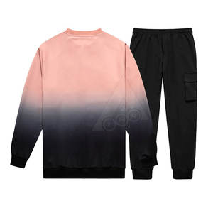 Conjuntos Deportivos Unisex de Alta Calidad, Tallas Grandes, Transpirables, 100% Algodón, con Logotipo Personalizado, Hechos en Fábrica, para Hombre, Temporada de Otoño - Product Image 2