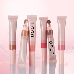 <b>Pink</b> Liquid Shimmer Contour Cream Blush Makeup <b>Blusher</b> for Mature Skin Maquillaje - Product Image 2