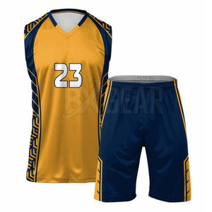 Uniforme de voleibol recién llegado hecho de tela de poliéster transpirable con color personalizable disponible para la venta - Product Image 1