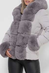 Nouveau design doudoune saison d'hiver à manches longues femme veste unie pour femmes au prix de gros 2023 - Product Image 6