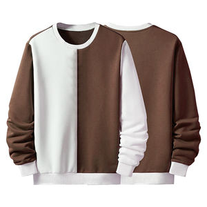 Venta al por mayor 100% algodón Unisex cuello redondo mejor calidad patrón sólido liso polar 180ct Zip sólido hombres sudaderas con capucha y sudaderas - Product Image 1