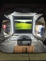 Smarcamp - La Mejor Carpa Plegable para Techo de 12 cm de Grosor, Carcasa Ligera de Aluminio para Acampar en Coche, Entrada por Techo Solar |   Escritorio |   Luz LED