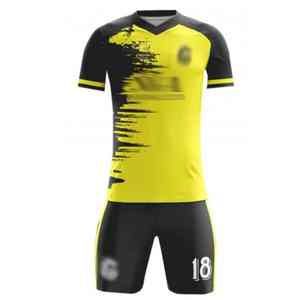 Uniformes de fútbol para equipos OEM Conjunto de camisetas y pantalones cortos de fútbol Kits de ropa deportiva de diseño personalizado para hombres Mujeres Proveedor juvenil - Product Image 1