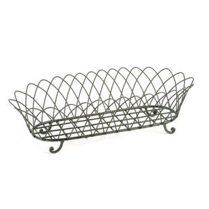 Canasta Colgante de Metal para Barandilla de Balcón, Color Verde Oliva, de Primera Calidad, Soporte para Macetas, Exhibidor de Plantas al Precio Más Bajo - Product Image 1