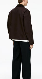 Men Working <b>Jacket</b> Custom Heavy Duty Cotton Lined Dickie <b>Jacket</b> Utility Canvas Zipper Working <b>Jacket</b> For Men - Product Image 2