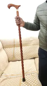 ไม้เท้าทำด้วยมือคุณภาพสูงสำหรับผู้สูงอายุพ่อแม่และเพื่อนๆ - Product Image 2