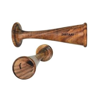 Estetoscopio Pinard de madera Estetoscopio de madera de haya para parteras Trompeta de oreja 15cm al por mayor - Product Image 4