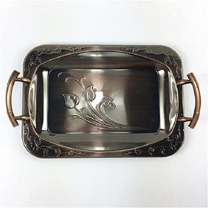 Customised Copper Metal Simple Kitchen Food Serving <b>Tray</b> Decorative Dining Table Top <b>Tray</b> Home <b>Office</b> Coffee Serving <b>Tray</b> - Product Image 6