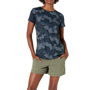 T-shirt respirant pour femme en promotion – Service OEM personnalisé – Dernier style avec imprimé – Couleur unie – Tenue décontractée légère pour l'été - Product Image 4