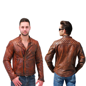 Blouson en cuir pour hommes tendance et décontracté Streetwear personnalisé de style vintage fournisseur OEM ODM d'usine fournisseur en gros direct - Product Image 6