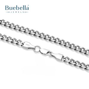 Pulsera de eslabones cubanos de Plata de Ley 925 chapada en oro de 18 quilates de 5mm para hombre, joyería de estilo Hip Hop para regalo - Product Image 4