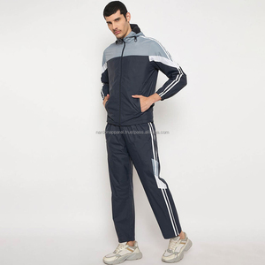 Nardon Apparels Ensemble de survêtements pour hommes Manches longues Décontracté Full Zip Running Sports Sweatsuit For Men 2 Piece Outfits - Product Image 2