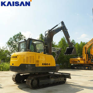 6-тонный миниатюрный гусеничный экскаватор Euro 5 Yanmar, двигатель, рядная гидравлика, стальной ковш, насадки для шнека на заказ - Product Image 5