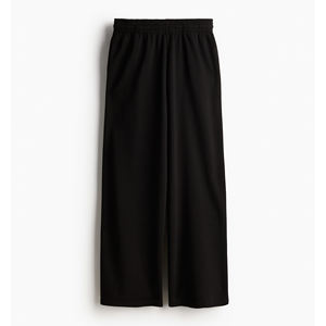 Nueva llegada de las mujeres de moda personalizada de invierno Joggers de peso pesado suelto equipado con piernas anchas y cintura media estilo frontal plano - Product Image 1