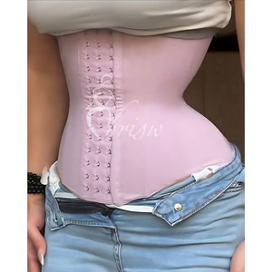Corset pour femmes, gaine de taille, correcteur de posture, latex sous le buste, contrôle du ventre, corset cintré, silhouette de sablier - Product Image 6