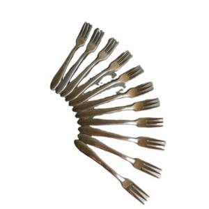 Ensemble de fourchettes en acier inoxydable de bonne conception dans une finition élégante avec un style élégant, parfait pour les mariages de table et les repas à l'hôtel - Product Image 1