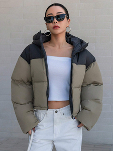 เสื้อแจ็คเก็ตพัฟเฟอร์บับเบิ้ลสำหรับผู้หญิง ลดราคาสุดฮอต เสื้อผ้าฤดูหนาวสำหรับสาวๆ แบบครอป ไซส์พลัส เสื้อโค้ทยาวแบบพัฟเฟอร์สำหรับผู้หญิง ราคาขายส่ง - Product Image 2