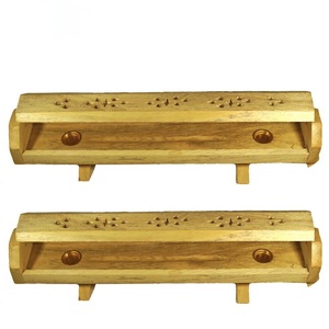 ที่วางธูปทางศาสนาทำจากไม้ (bakhoor) ที่ทำด้วยมือเป็นมิตรกับสิ่งแวดล้อม - Product Image 4