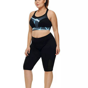 Conjunto de 2 Piezas de Leggings y Sujetador Deportivo Reversible de Diseño Personalizado 2026 para Mujer, Patrón Sólido, Talla Grande, Ropa Deportiva de Yoga sin Costuras - Product Image 4