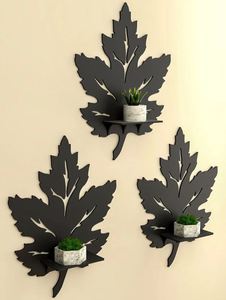 New Tree Leaves <b>Shelf</b> Wall Mounted Storage <b>Shelves</b> for Home Hotels Living Room Kitchen Bathroom Home Decor Accessories Wholesale - Product Image 2
