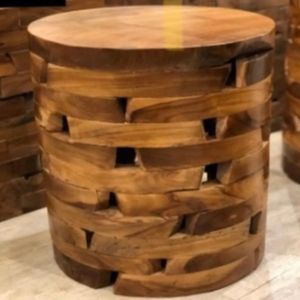 Chaise de salle à manger en brique de tabouret esthétique de conception traditionnelle de la meilleure qualité d'Indonésie pour les meubles d'appartement d'hôtel de bureau à domicile - Product Image 2