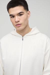 Sweats à capuche personnalisés pour hommes sweat à capuche zippé en coton mélangé surdimensionné design de base dernière mode prix d'usine nouveaux sweats à capuche personnalisés vente en gros - Product Image 4