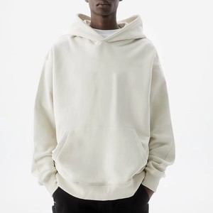 เสื้อฮู้ดดี้ผู้ชาย พิมพ์ลายโลโก้ตามสั่ง คุณภาพสูง ทรงโอเวอร์ไซส์ สไตล์สตรีทแวร์ ผ้าคอตตอนหนานุ่ม ซักแบบวินเทจ - Product Image 1