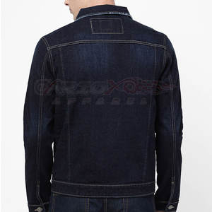 Chaqueta Vaquera de Algodón Ecológico para Hombre, Corte Ajustado, Diseño y Color Personalizables, Estilo Urbano, MOQ Bajo - Product Image 3