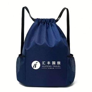 New <b>Drawstring</b> <b>Backpack</b> Basketball Football Bag Outdoor Sports Badminton Bag Men and Women Simple Travel Fitness <b>Drawstring</b> Bag - Product Image 2