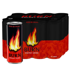BURN Energy Drink 250ml Caja de botella infundida de carbonato sin azúcar Embalaje - Product Image 6