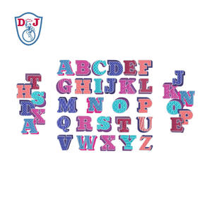 แผ่นแปะติดบนเหล็กลายตัวอักษรผ้าทอแผ่นปะติดแบบติดบนเหล็กเป็นรูปตัว Z แผ่นปะแฟชั่นผ้าปักสัญลักษณ์ - Product Image 2