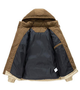 Chaqueta acolchada para hombre de color sólido de nuevo estilo de calidad personalizada, chaqueta de invierno gruesa y cálida para exteriores al por mayor para hombre - Product Image 6