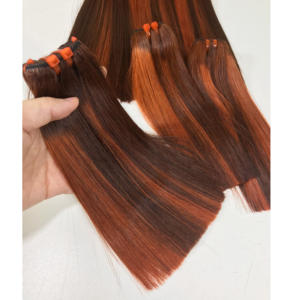 Paquetes de cabello rizado hinchable recto de hueso vietnamita 100% cabello humano Venta caliente 2024 disponible Gran stock - Product Image 1