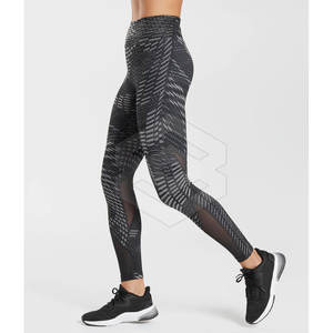 Mallas de sublimación Control de barriga Pantalones de yoga Gimnasio Ropa deportiva Mallas de sublimación para mujer - Product Image 3