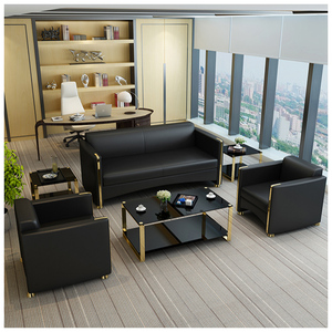 Sofá Individual Moderno Minimalista de Cuero PU, Personalizable, para Oficina, Recepción, Salón, Sillón para Vestíbulo de Hotel, Sala de Espera Comercial - Product Image 3