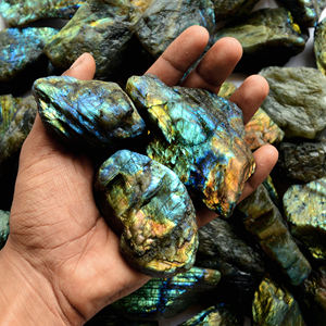 Dhorgems Wholesale Natural Multi Fire Labradorite Flashy Healing <b>Crystal</b> Jewelry Lot <b>Raw</b> Rough Color Change Effect Gemstone - Product Image 3