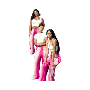 กางเกงวอร์มขาบานสำหรับผู้ชายกางเกงสเวตเตอร์ทรงหลวมขาตรงซีดซีดจางกางเกงวอร์มทรงหลวมไซส์ใหญ่พิเศษกางเกงขาบานสำหรับทุกเพศ - Product Image 1