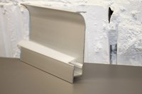 Vente en gros de bande lumineuse à LED 13.5*18.6 Profil en aluminium Plinthe Angle Motif PC Couverture Diffuseur Montage en surface en alliage d'aluminium