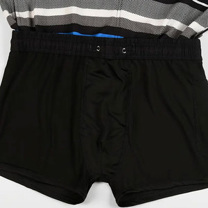 Pantalones cortos atléticos de talla grande para hombre, cómodos, de secado rápido, no tejidos, Impresión de logotipo personalizado, Color sólido, el mejor servicio OEM - Product Image 3
