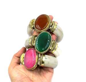 Bone <b>Bangle</b> With Brass Lock Best Quality <b>Bangle</b> Cuff Bracelet Best Packing Fashion Jewelry Women <b>Bangle</b> for Best Selling - Product Image 3