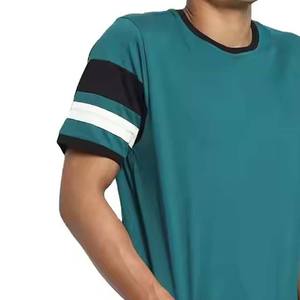 Diseñe su propio logotipo Superventas Hombres Puff Impresión Camisetas Secado rápido Transpirable Puff Impresión Camisetas para hombres con panel de trabajo - Product Image 6