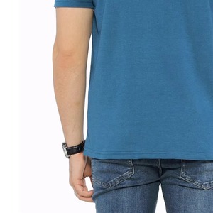 Por encargo al por mayor camisetas de los hombres con material de tela de alta calidad de secado rápido transpirable manga corta Camiseta logotipo personalizado - Product Image 5