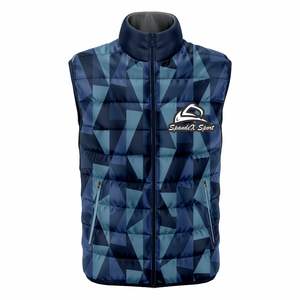 Vestes d'hiver chaudes sans manches Vestes en peluche sans manches avec impression personnalisée Vestes en peluche avec service et coutures OEM - Product Image 1